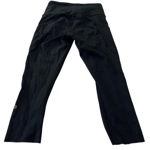 Lululemon Fast Free High-Rise Legging 19" Size 4 black crop running reflective - Picture 4 of 11